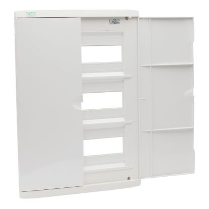 Picture of DBF Series 45-Way Distribution Board;100A, Flush Mount, Plastic, Light Grey
