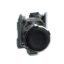Picture of Push button, metal, Harmony XB4, flush, black, 22mm, spring return, unmarked, 1NO