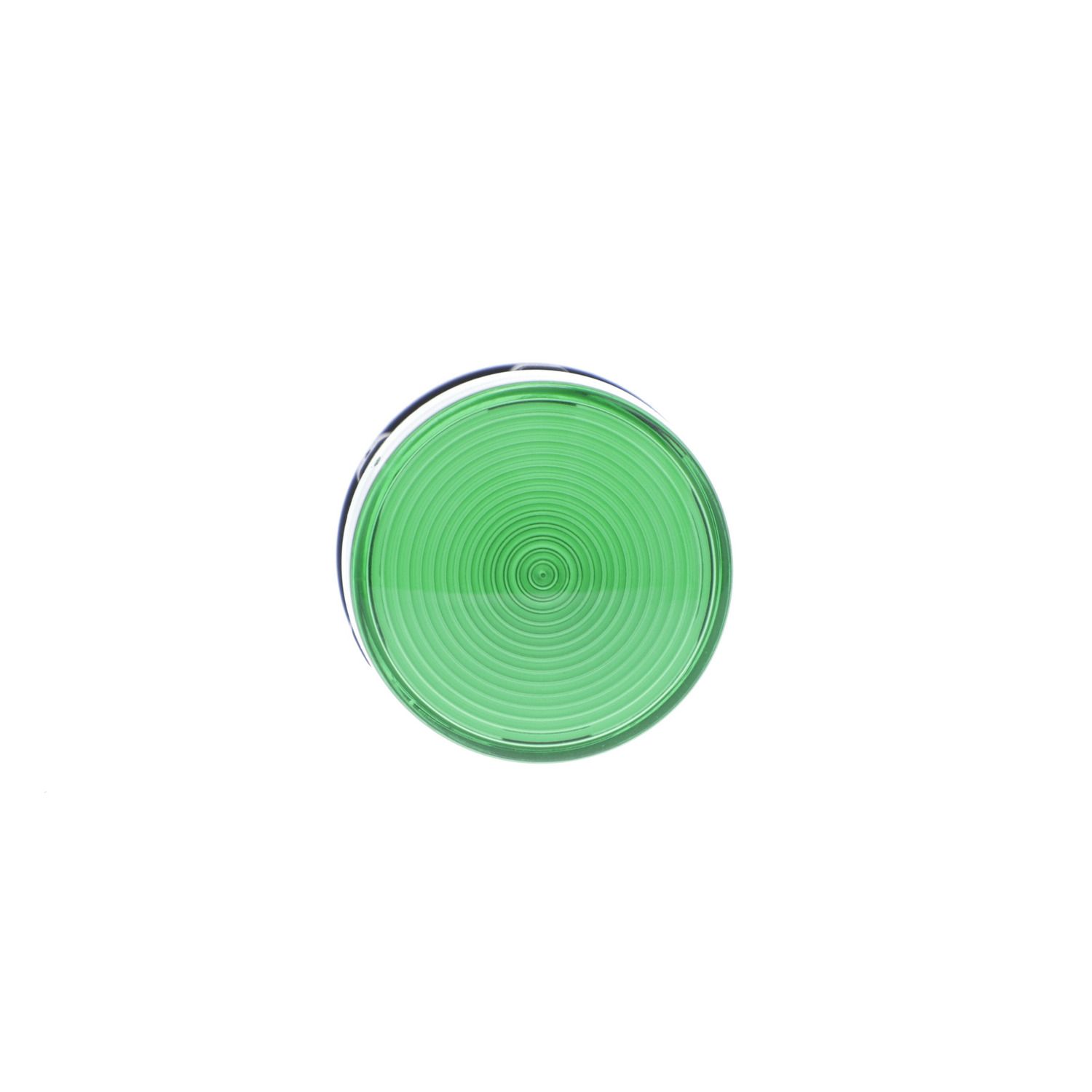 Picture of Monolithic pilot light, Harmony XB7, plastic, green, 22mm, integral LED, 24V AC DC