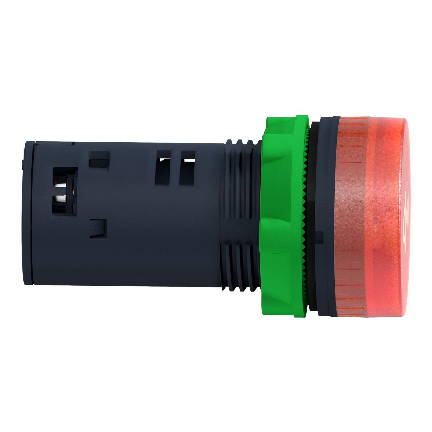 Picture of Annunciator, Harmony XB5, Illuminated buzzer, plastic, red, 22mm, continuous or intermittent tone, 24V AC DC