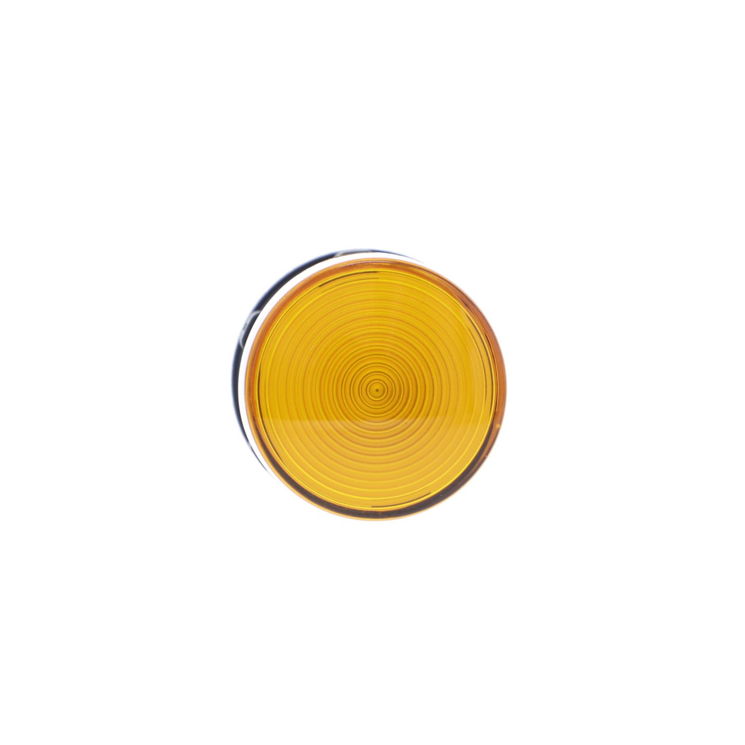 Picture of Monolithic pilot light, Harmony XB7, plastic, orange, 22mm, integral LED, 24V AC DC