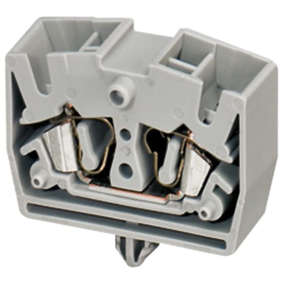 Picture of SPRING TERMINAL, MINI PIN, FEED THROUGH, 4 POINTS, 2,5MM², GREY, DIRE