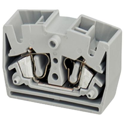 Picture of Mini Terminal block, Linergy TR, spring type, feed through with flat, 4 points, 2.5mm², blue, direct, set of 50