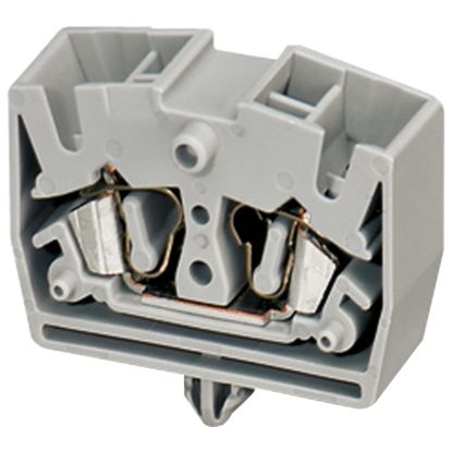 Picture of SPRING TERMINAL, MINI PIN, FEED THROUGH, 4 POINTS, 2,5MM², BLUE, DIRE