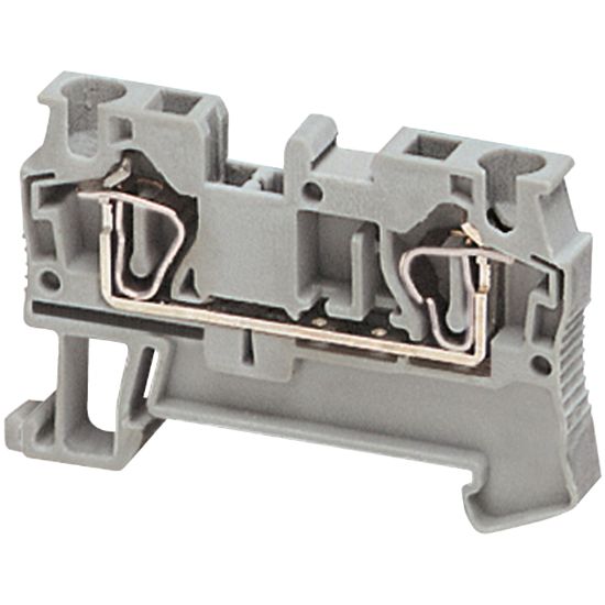 Picture of Terminal block, Linergy TR, spring type, feed through, 2 points, 4mm², orange, set of 50