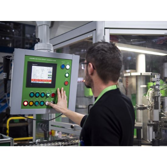 Picture of Padlocking kit, Harmony XB4, for 22mm emergency stop push button, yellow