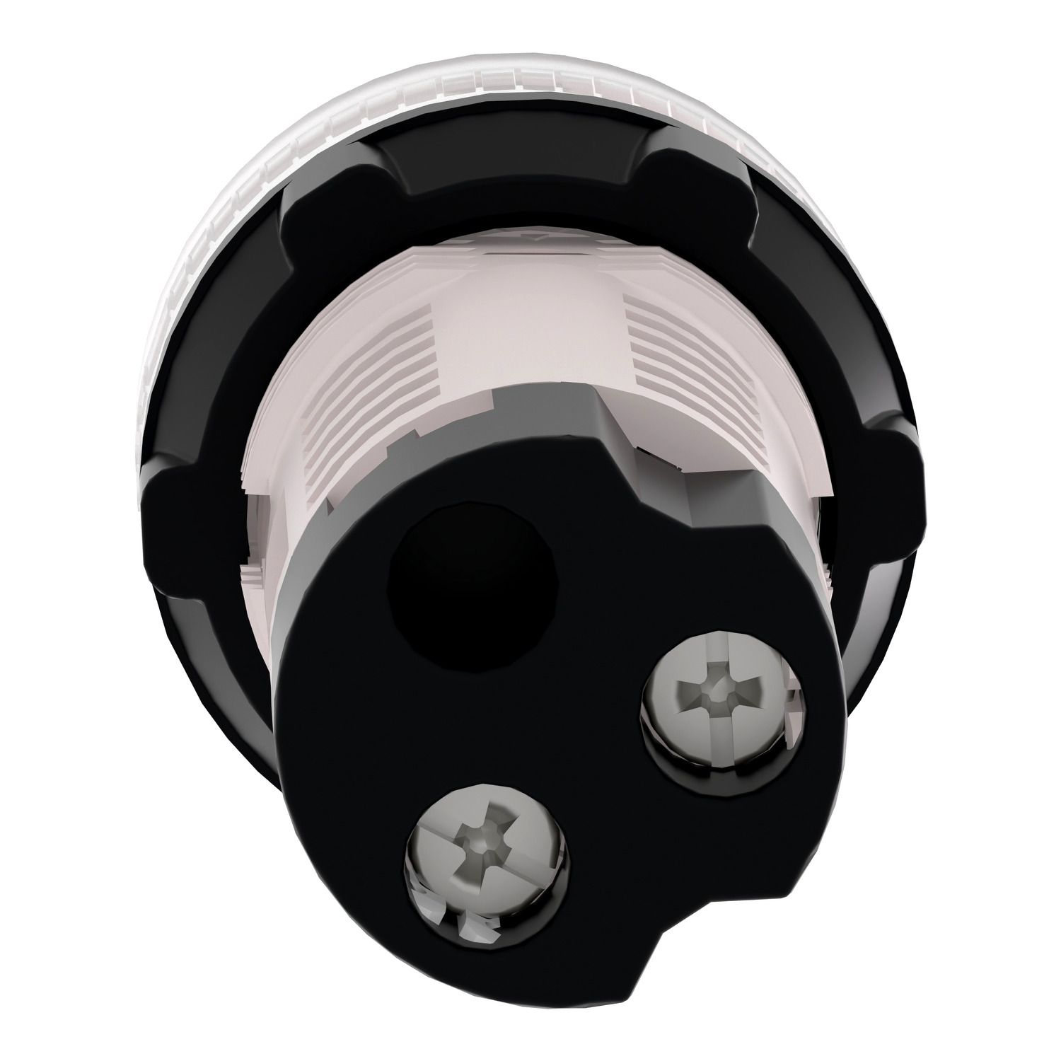 Picture of Monolithic pilot light, Harmony XB7, plastic, clear, 22mm, plain lens for BA9s bulb, lt 250V