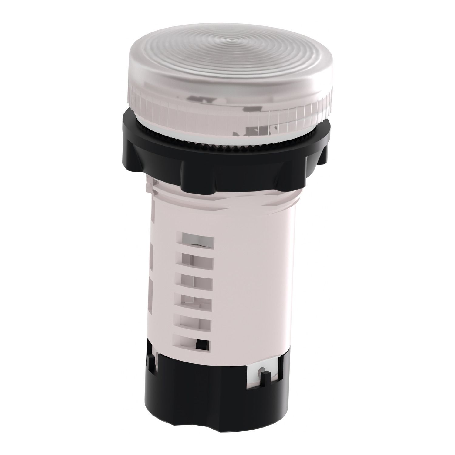 Picture of Monolithic pilot light, Harmony XB7, plastic, clear, 22mm, plain lens for BA9s bulb, lt 250V