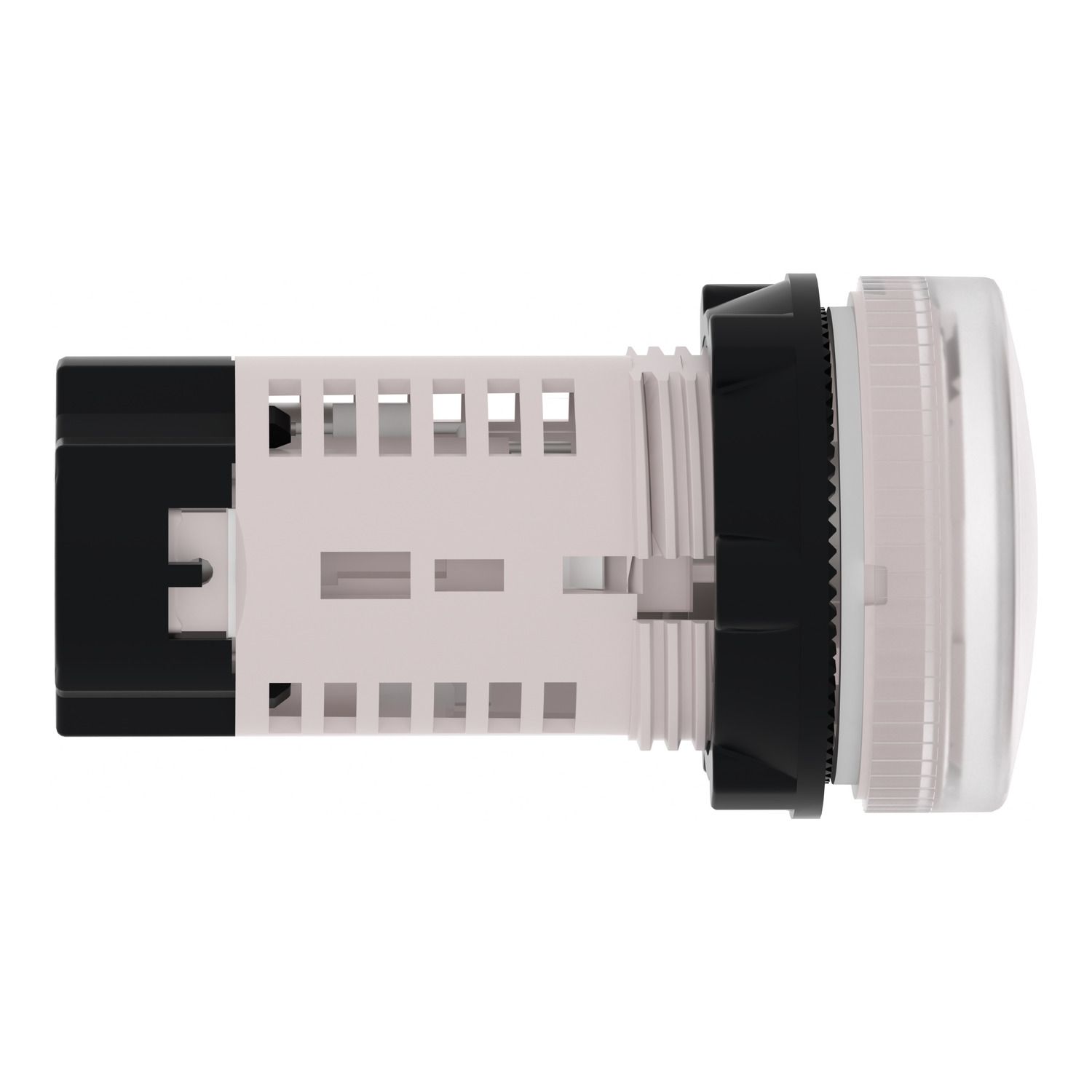 Picture of Monolithic pilot light, Harmony XB7, plastic, clear, 22mm, plain lens for BA9s bulb, lt 250V