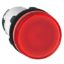 Picture of round pilot light Ø 22 - red - bulb BA 9s - 230 V - faston connectors