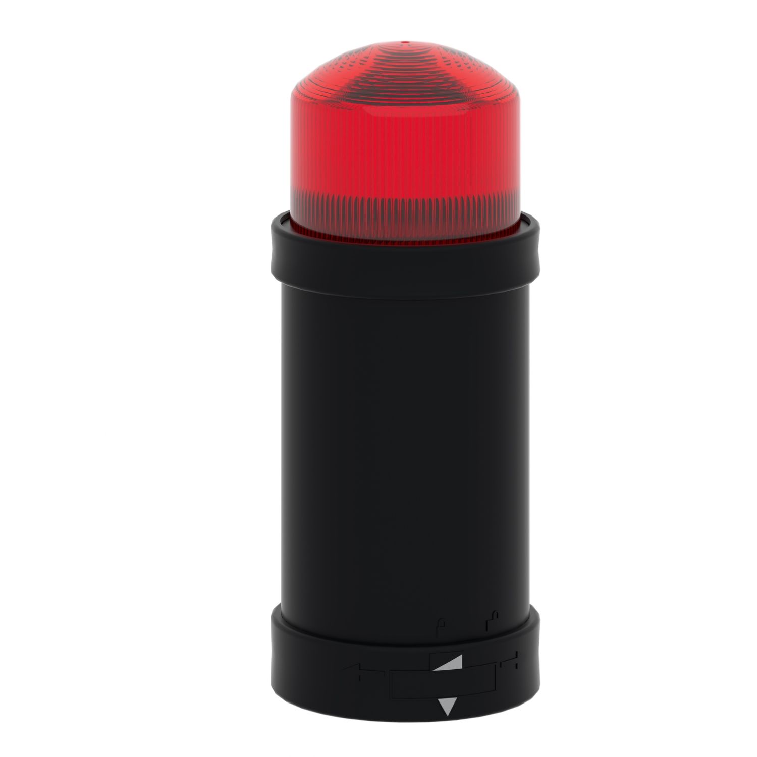 Picture of Indicator bank, Harmony XVB, illuminated unit, plastic, red, 70mm, integral flash discharge tube, 10joule, 120V AC