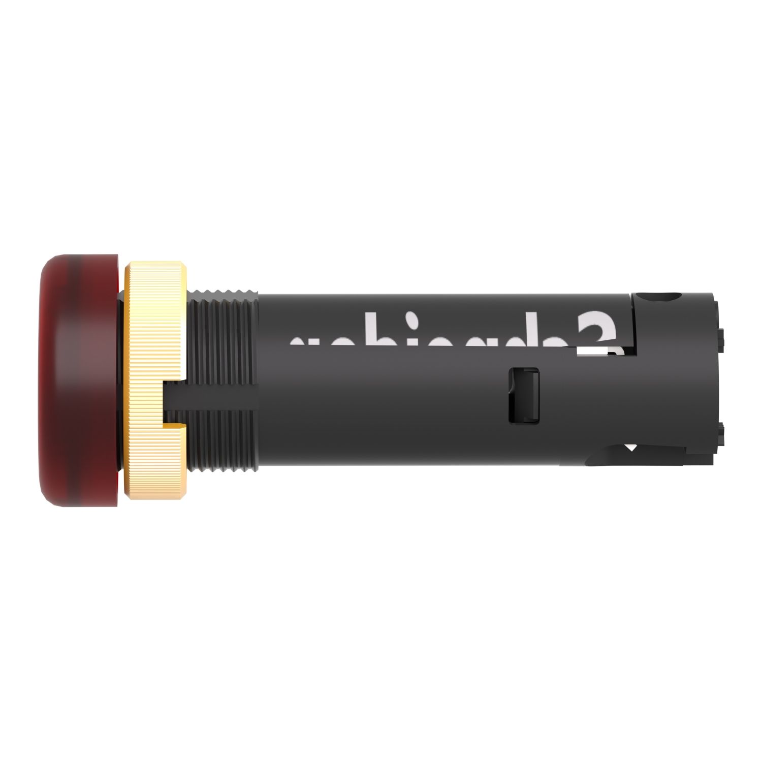 Picture of Pilot light, Harmony XVL, plastic, red, 12mm, covered LED, 12V DC