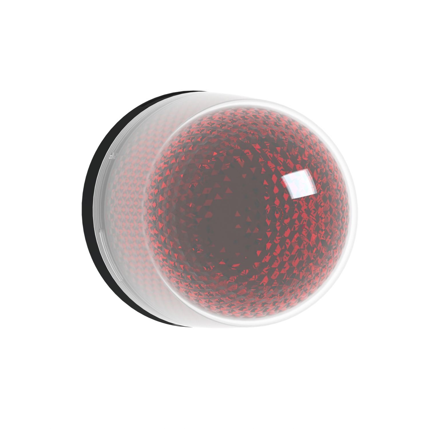 Picture of Illuminated beacon with buzzer, Harmony XVR, red, 100mm, 70...90dB, integral LED, 100...230V AC