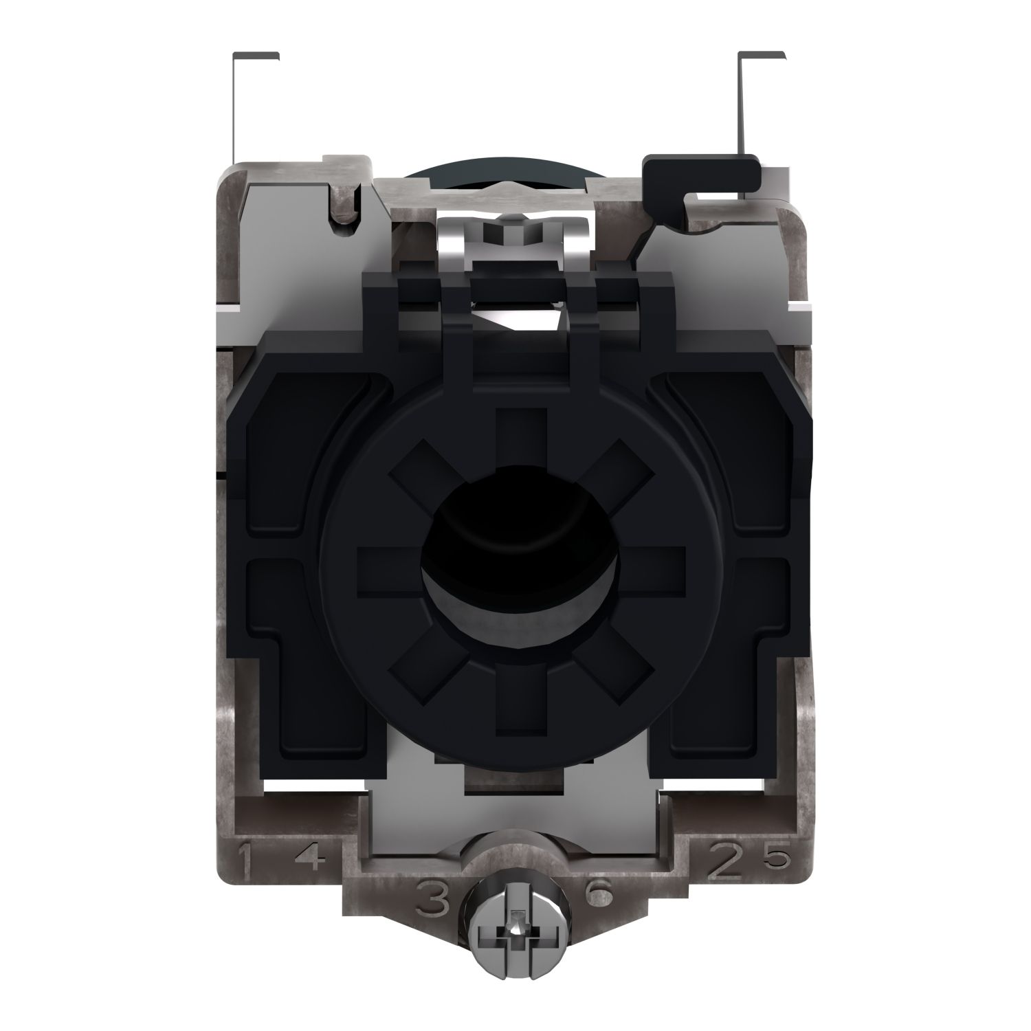 Picture of Potentiometer head, Harmony XB4, metal,black, 22mm, for use with 6.35mm shaft