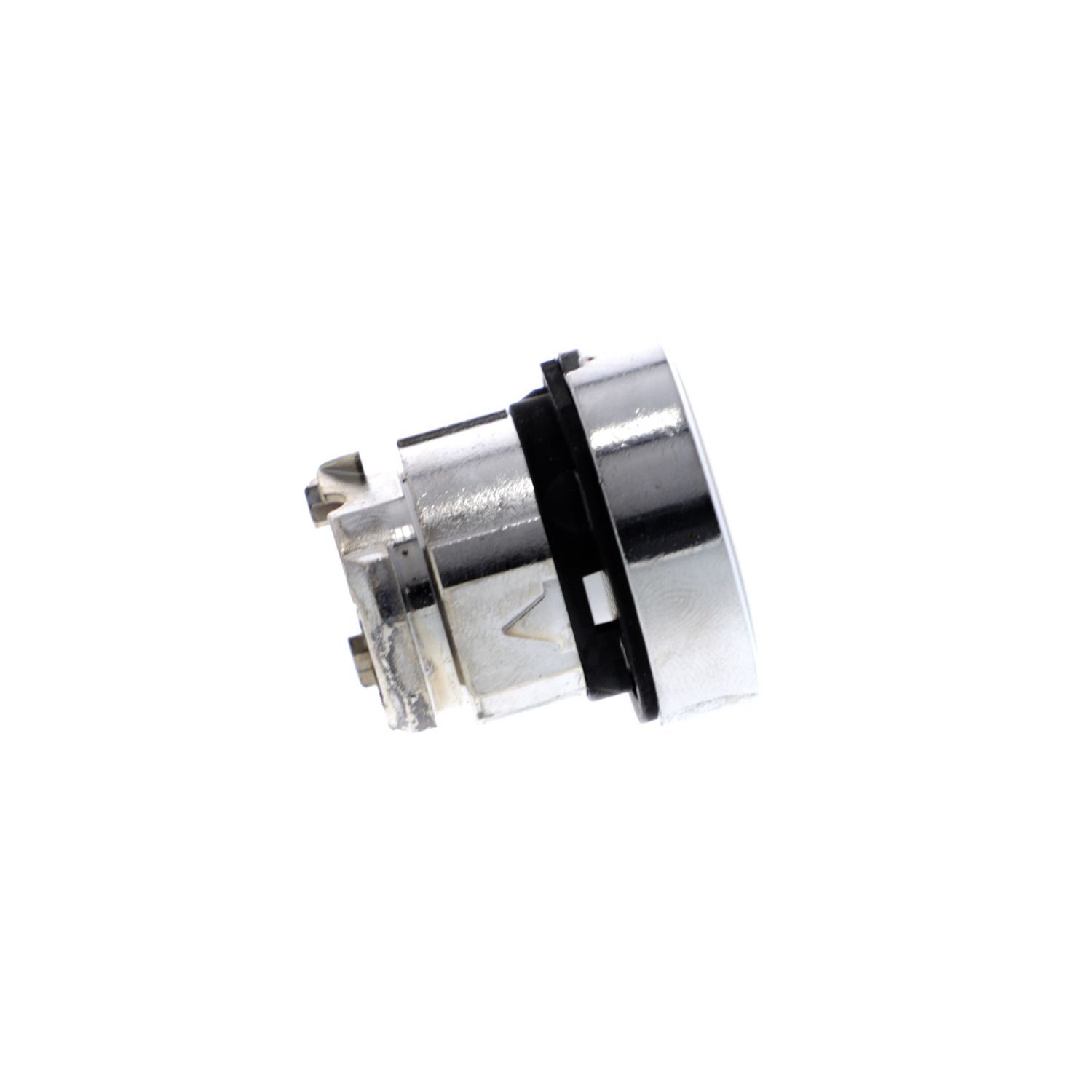 Picture of Push button head, Harmony XB4, metal, flush, white, 22mm, spring return, unmarked
