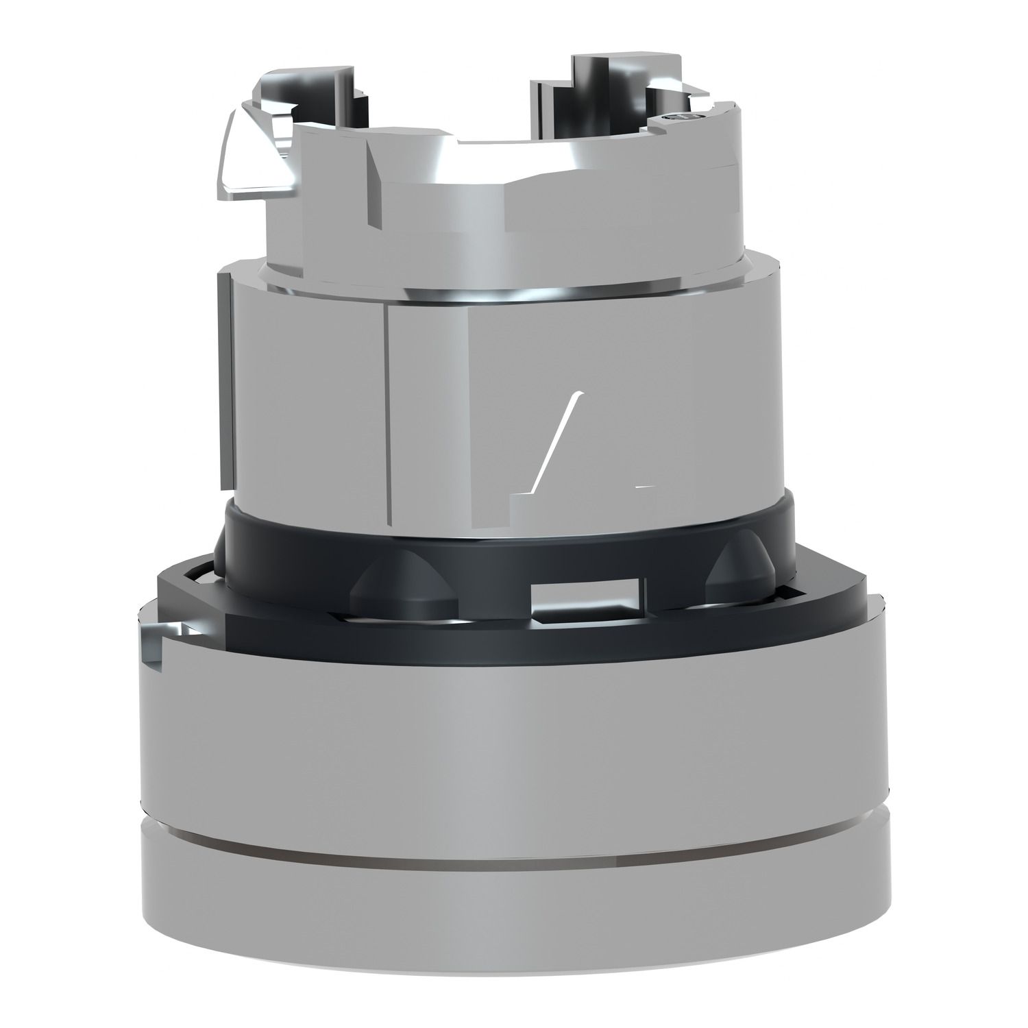 Picture of Head for non illuminated push button, Harmony XB4, metal, recessed, green, 22mm, spring return, unmarked