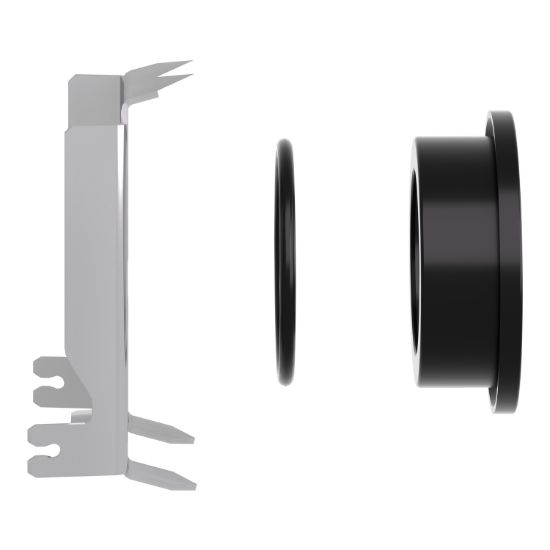 Picture of Flush mounting kit, Harmony XB4, metal, black, for selector switch and illuminated push button 22mm