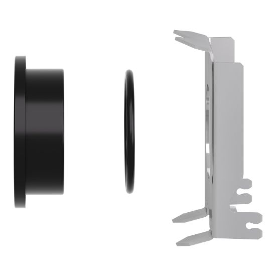 Picture of Flush mounting kit, Harmony XB4, metal, black, for selector switch and illuminated push button 22mm