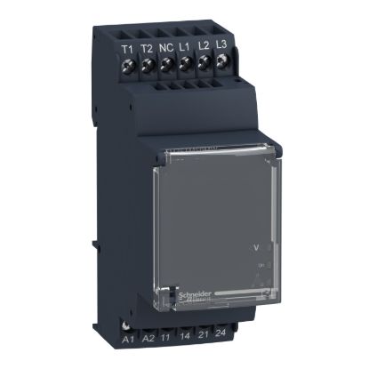 Picture of Modular motor voltage and temperature Control Relay, Harmony Control Relays, 5 A , 2 NO, 24..240 V AC/DC