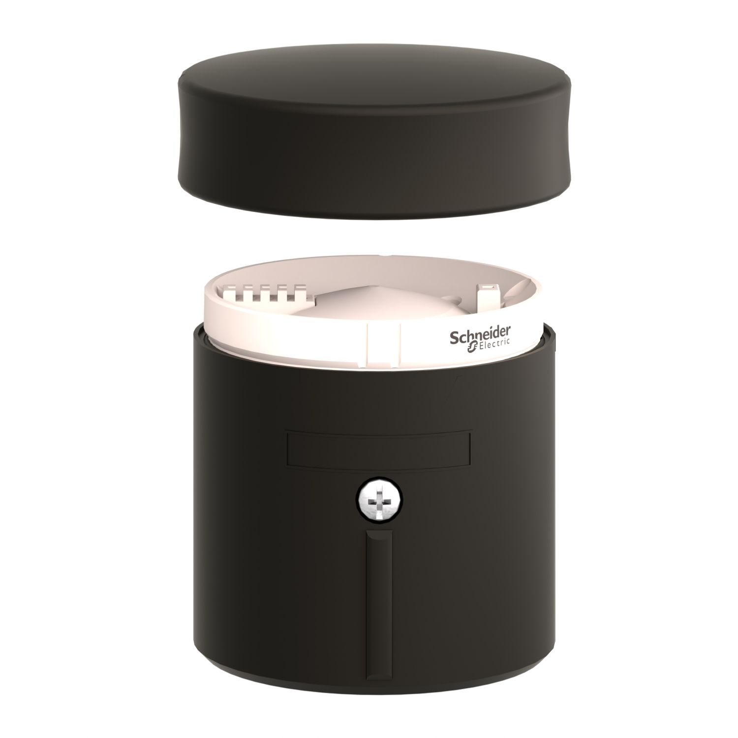 Picture of Base unit with cover, Harmony XVB, side cable entry, plastic, black, 70mm, AS-Interface connection