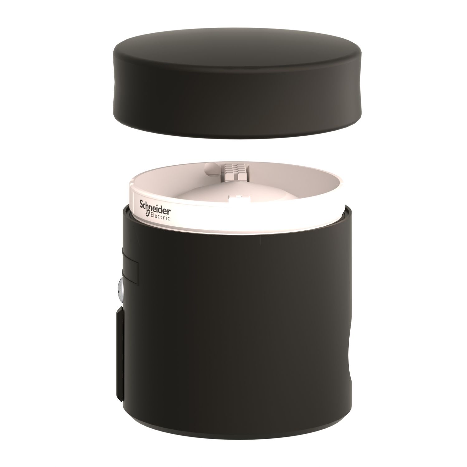 Picture of Base unit with cover, Harmony XVB, side cable entry, plastic, black, 70mm, AS-Interface connection