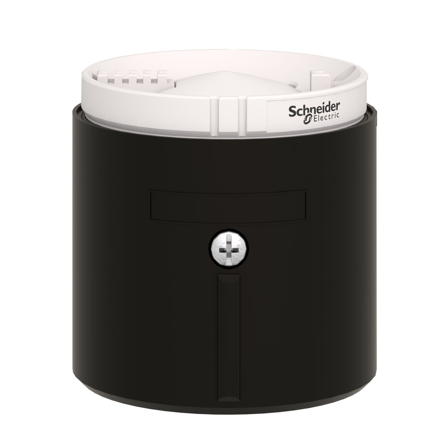 Picture of Base unit for modular tower lights, Harmony XVB, plastic, black, 70mm, bottom or side cable entry