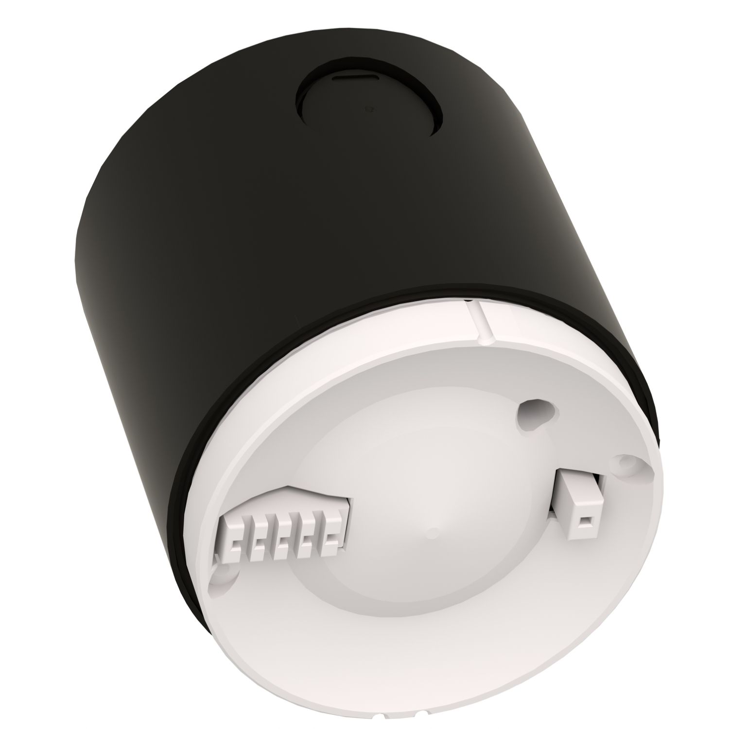 Picture of Base unit for modular tower lights, Harmony XVB, plastic, black, 70mm, bottom or side cable entry