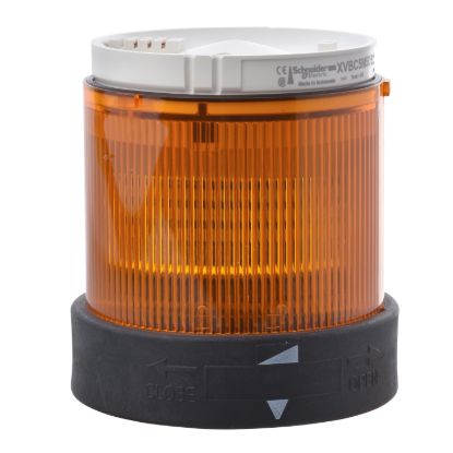 Picture of Indicator bank, Harmony XVB, illuminated unit, plastic, orange, 70mm, steady, integral LED, 230V AC
