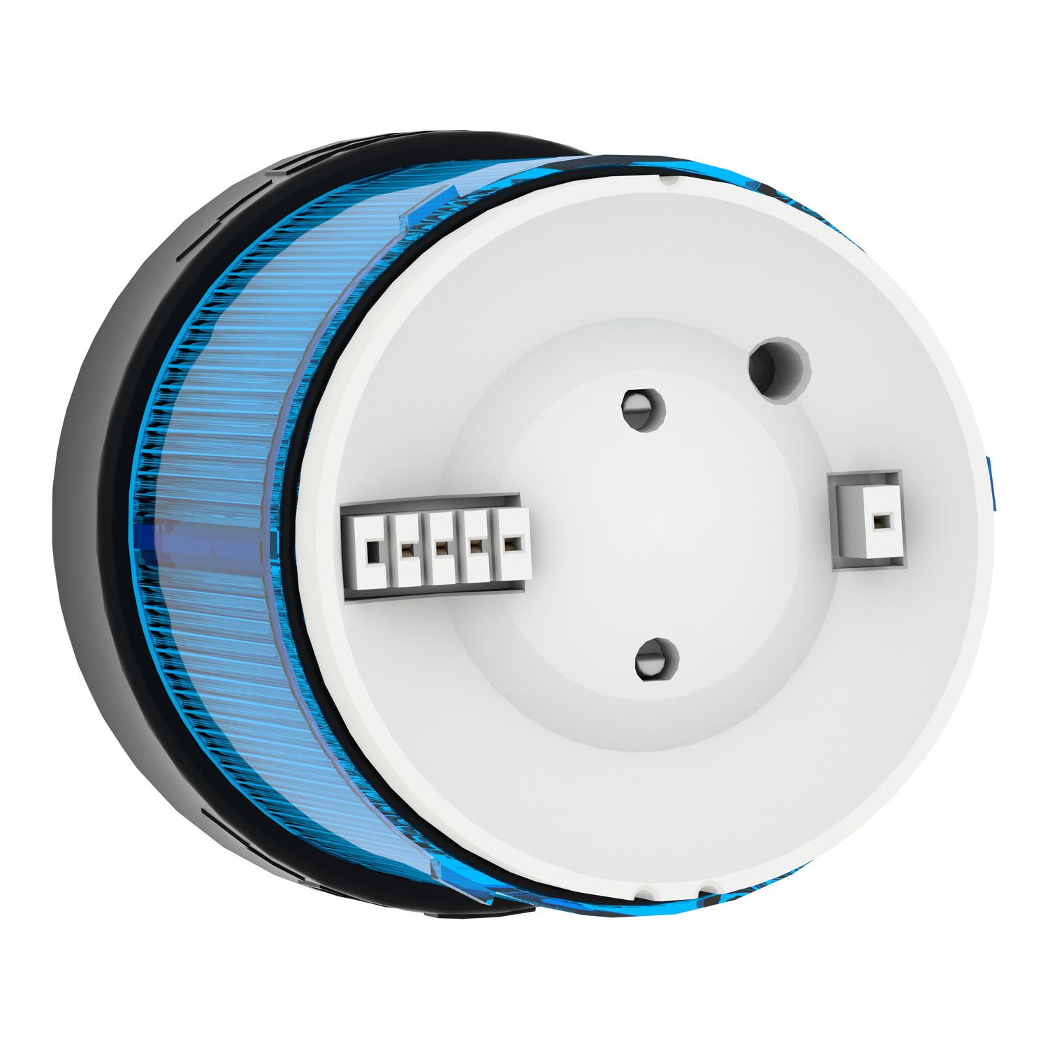 Picture of Indicator bank, Harmony XVB, illuminated unit, plastic, blue, 70mm, steady, bulb or LED not included, 250V