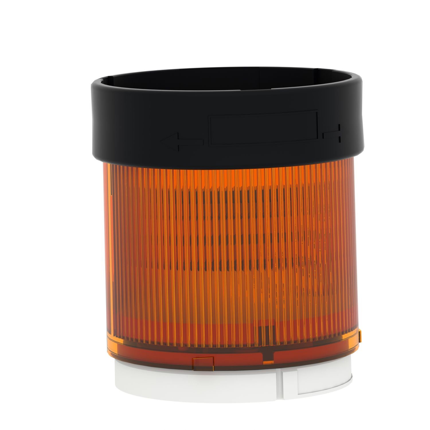 Picture of Indicator bank, Harmony XVB, illuminated unit, plastic, orange, 70mm, flashing, for bulb or LED, 24V AC, 24...48V DC