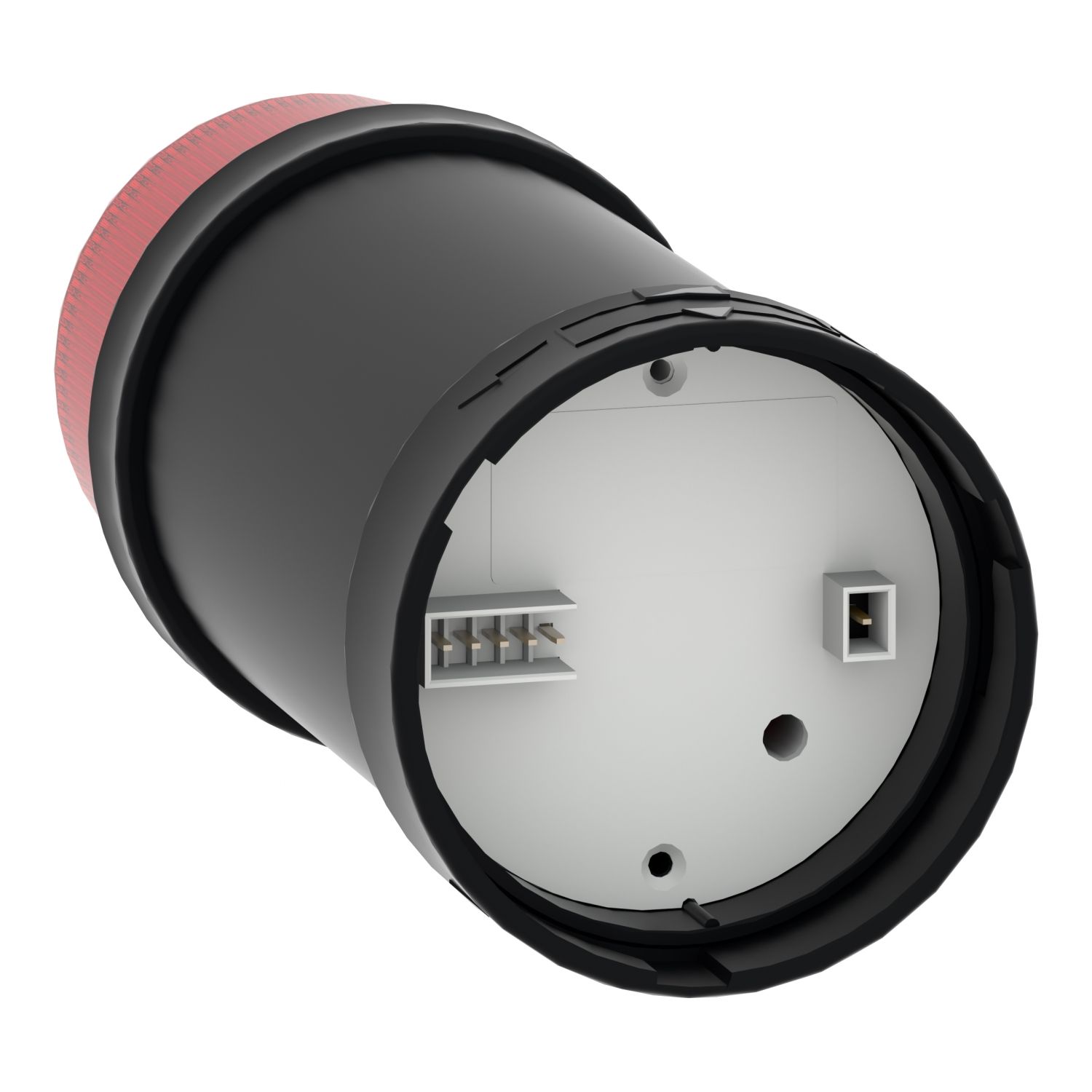Picture of Indicator bank, Harmony XVB, illuminated unit, plastic, red, 70mm, integral flash discharge tube, 5joule, 24V AC/DC