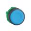 Picture of Head for non illuminated push button, Harmony XB5, plastic, flush, blue, 22mm, spring return, unmarked