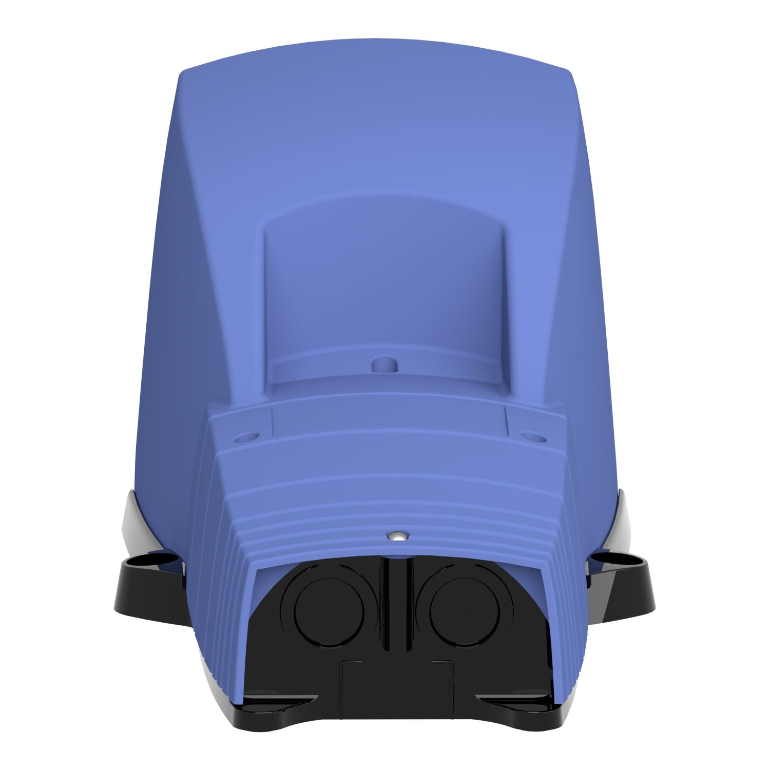 Picture of Single foot switch, Harmony XPE, plastic, blue, with cover, 1 step, 1 contact 1NC+NO, IP66