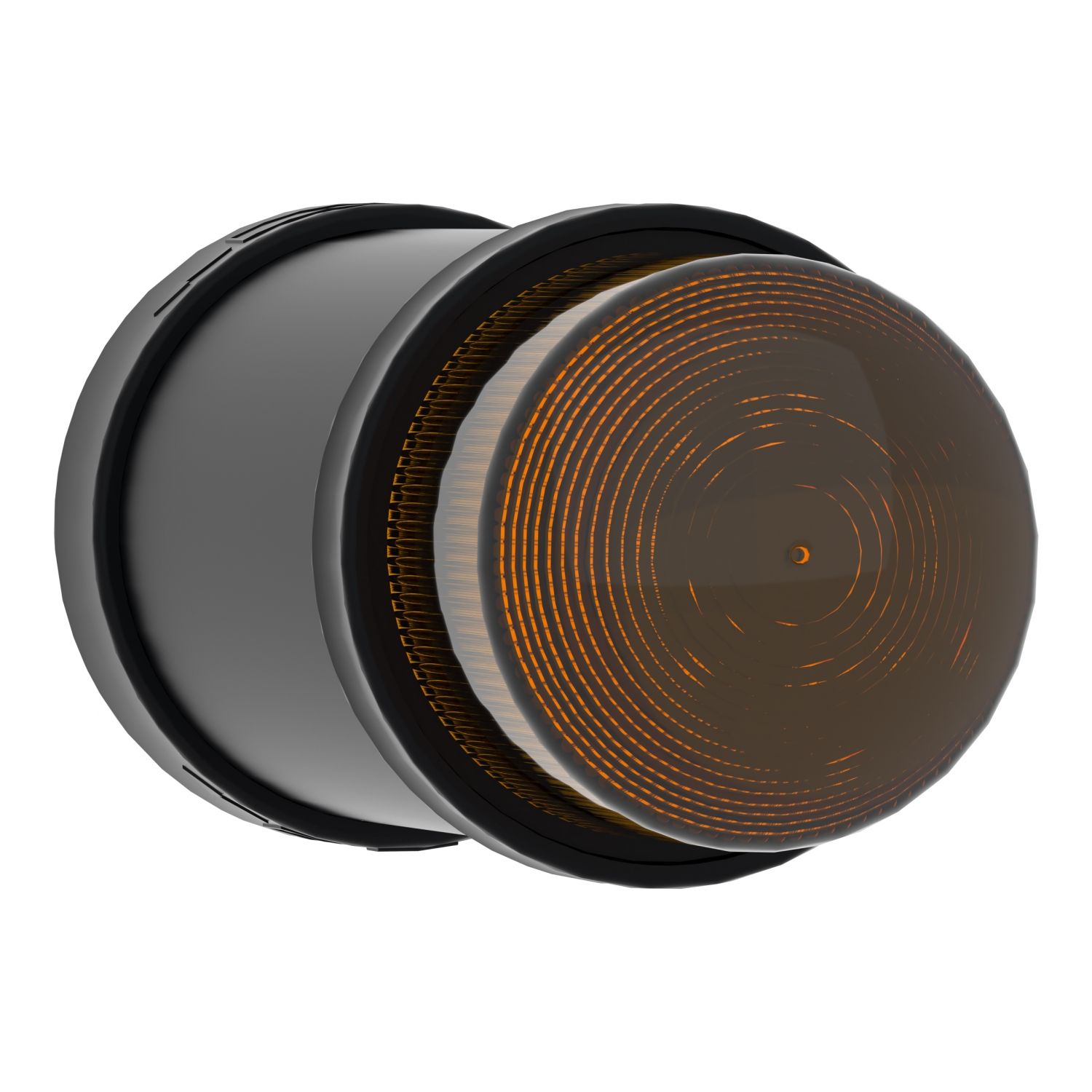 Picture of Indicator bank, Harmony XVB, illuminated unit, plastic, orange, 70mm, integral flash discharge tube, 10joule, 120V AC