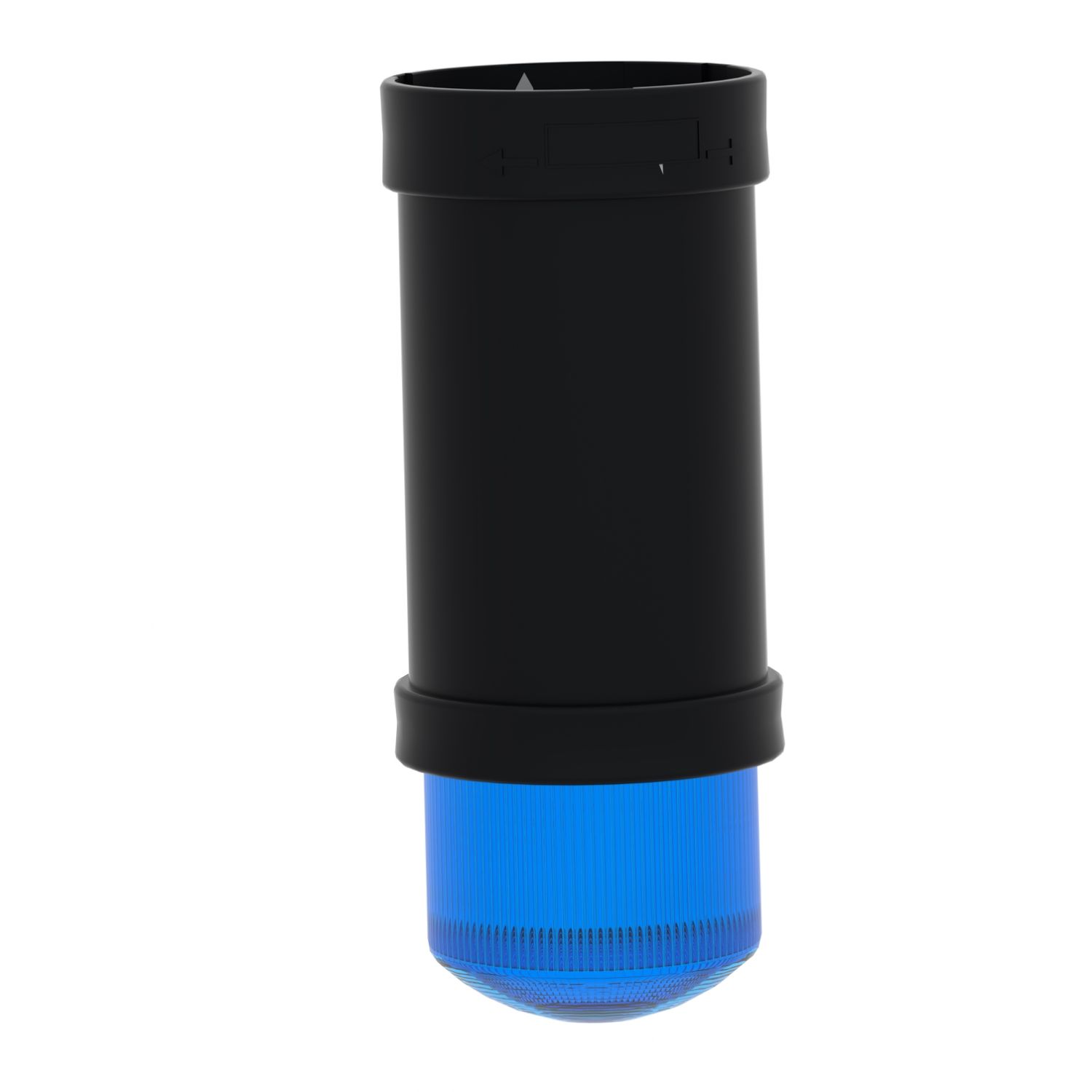 Picture of Indicator bank, Harmony XVB, illuminated unit, plastic, blue, 70mm, integral flash discharge tube, 5joule, 24V AC/DC