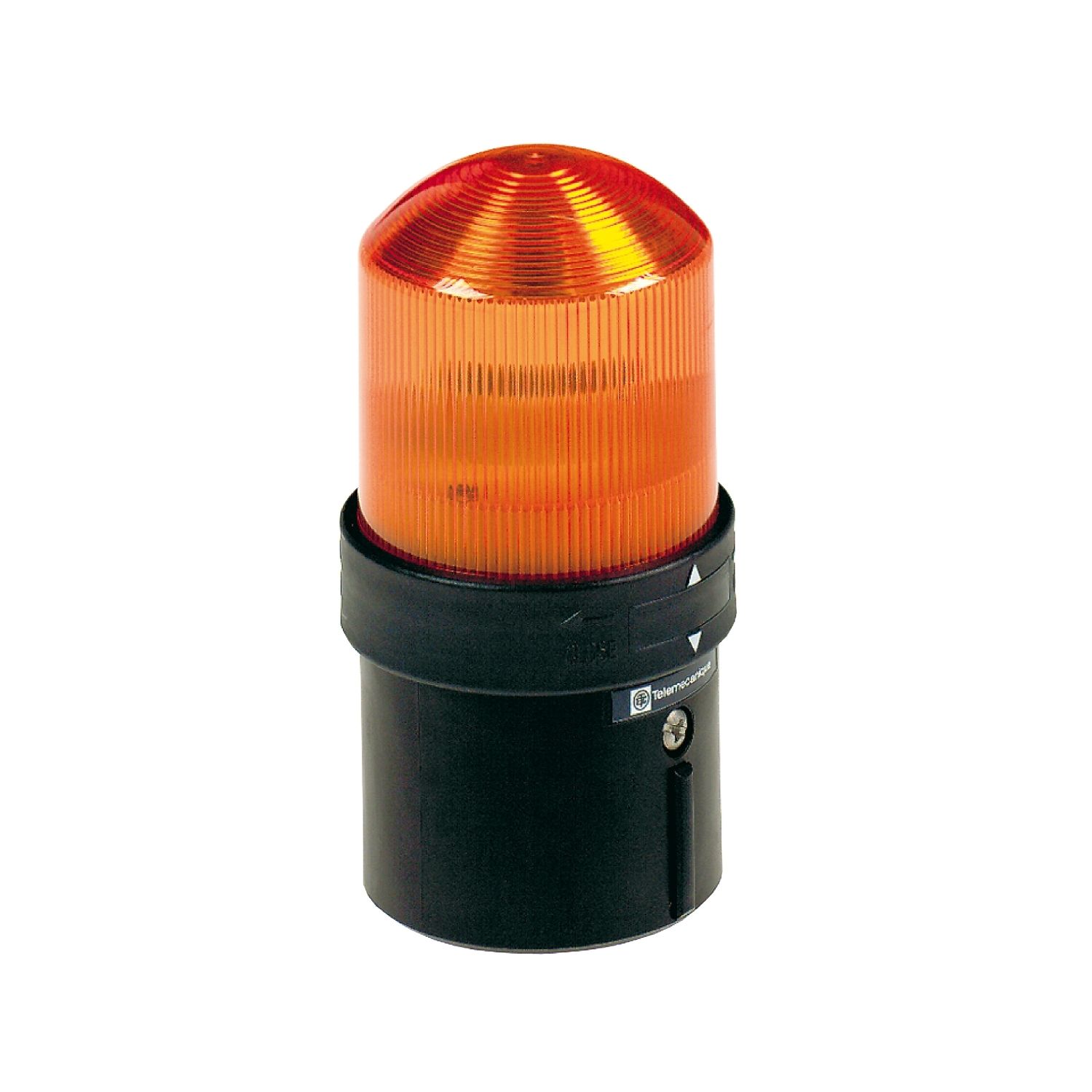 Picture of illuminated unit for modular tower lights, Harmony XVB, plastic, orange, 70mm, steady, integral LED, 24V AC/DC