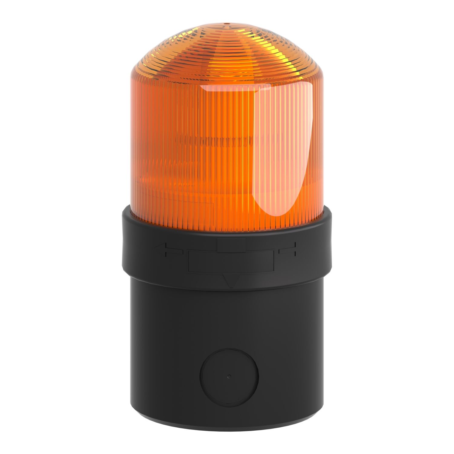 Picture of illuminated unit for modular tower lights, Harmony XVB, plastic, orange, 70mm, steady, integral LED, 24V AC/DC