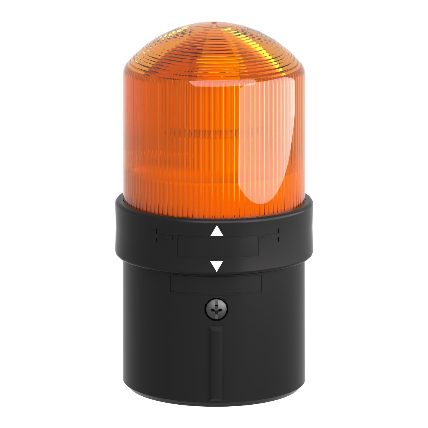 Picture of illuminated unit for modular tower lights, Harmony XVB, plastic, orange, 70mm, steady, integral LED, 24V AC/DC