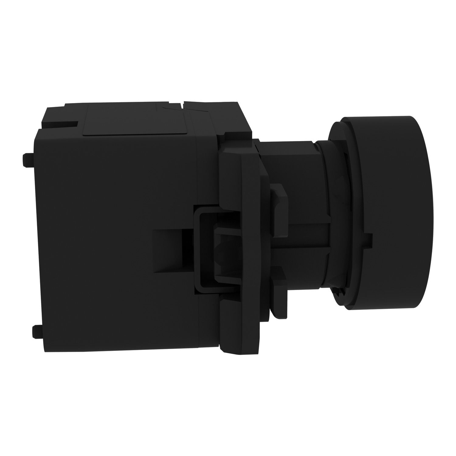 Picture of Wireless push button and non-configurable receiver, Harmony XB5R, plastic, Ø22, with 1 black cap, 24 V DC