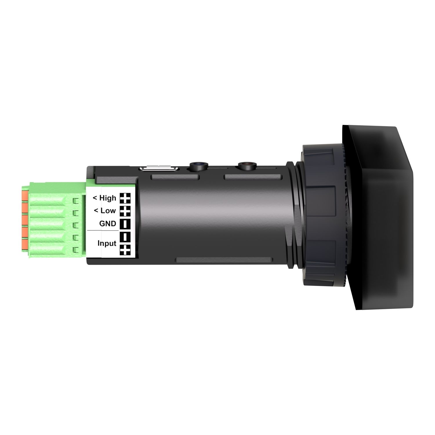 Picture of Display module, Harmony XB5, Digital panel meter, plastic, black, 22mm, 4 digit red LED display, 4...20mA input