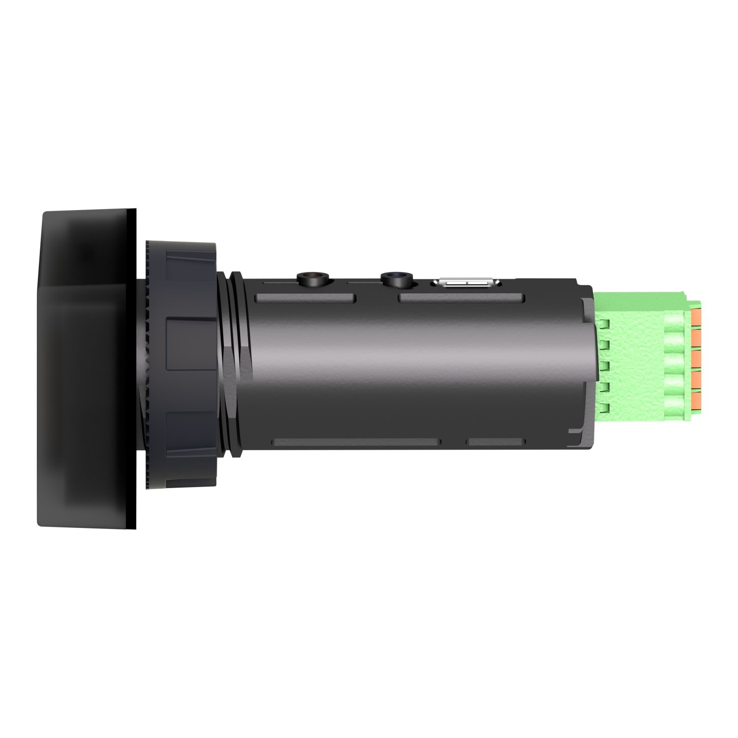 Picture of Display module, Harmony XB5, Digital panel meter, plastic, black, 22mm, 4 digit red LED display, 4...20mA input