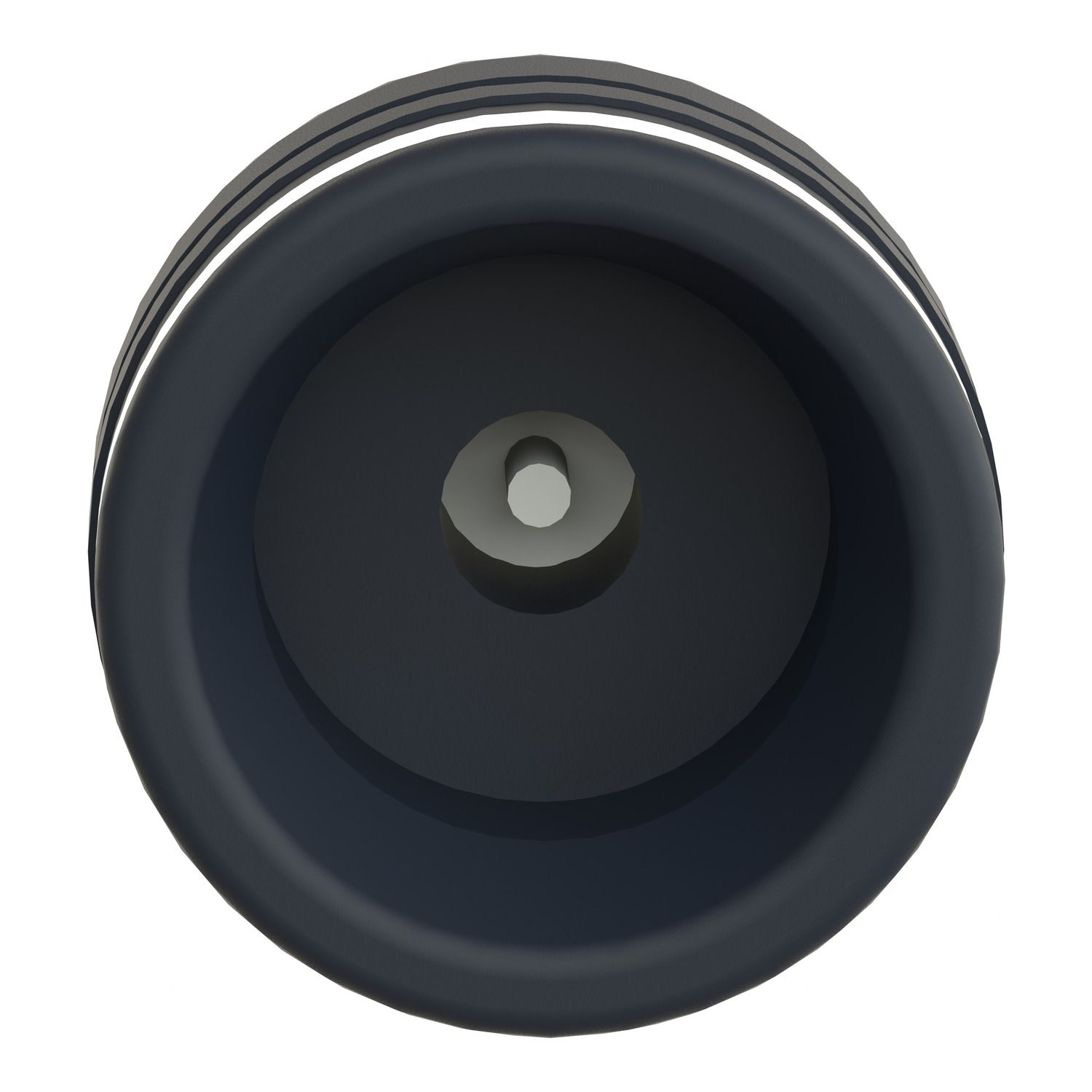 Picture of Head for push button, Harmony XAC, plastic, white, booted, operating travel 16mm, 25...+ 70 degree C