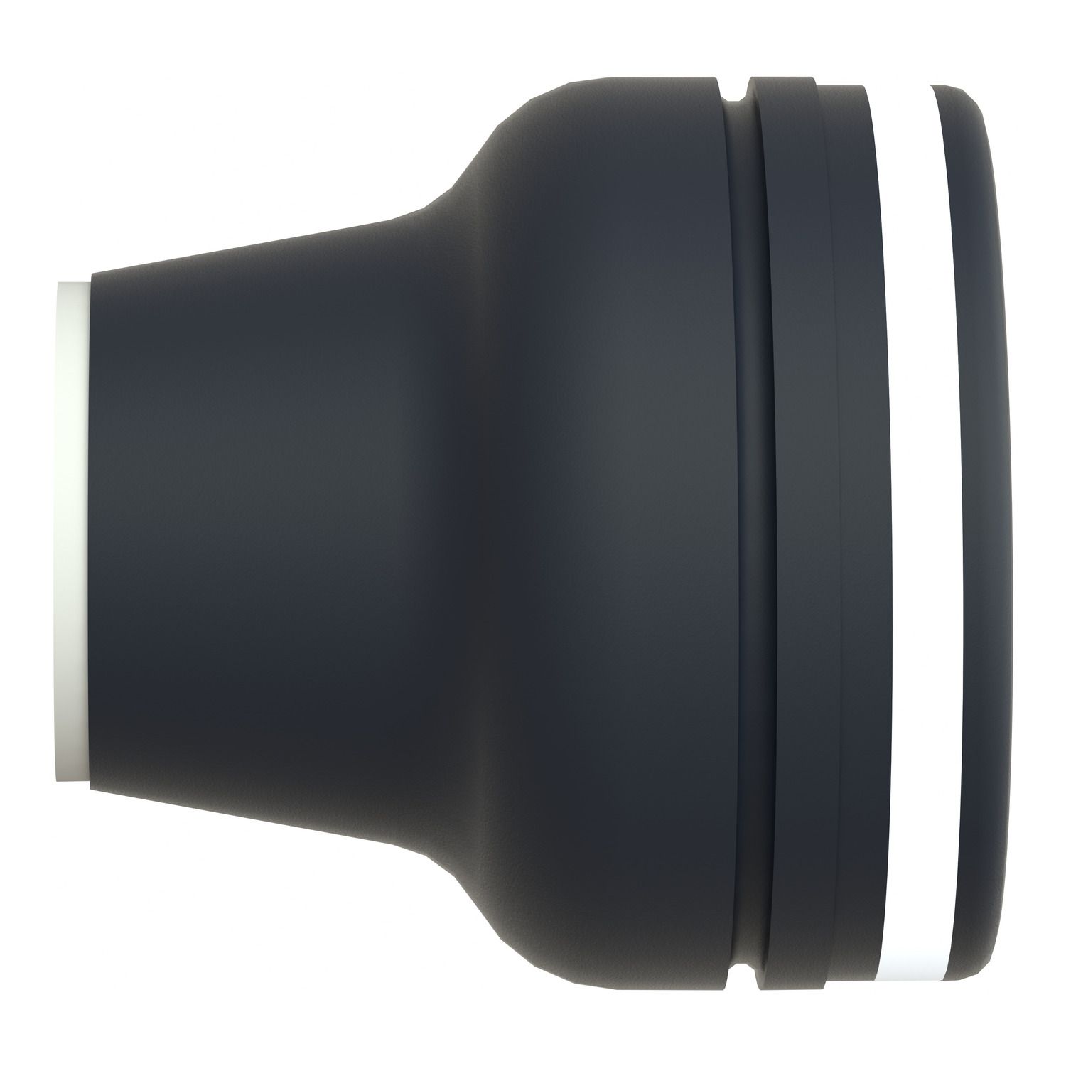 Picture of Head for push button, Harmony XAC, plastic, white, booted, operating travel 16mm, 25...+ 70 degree C