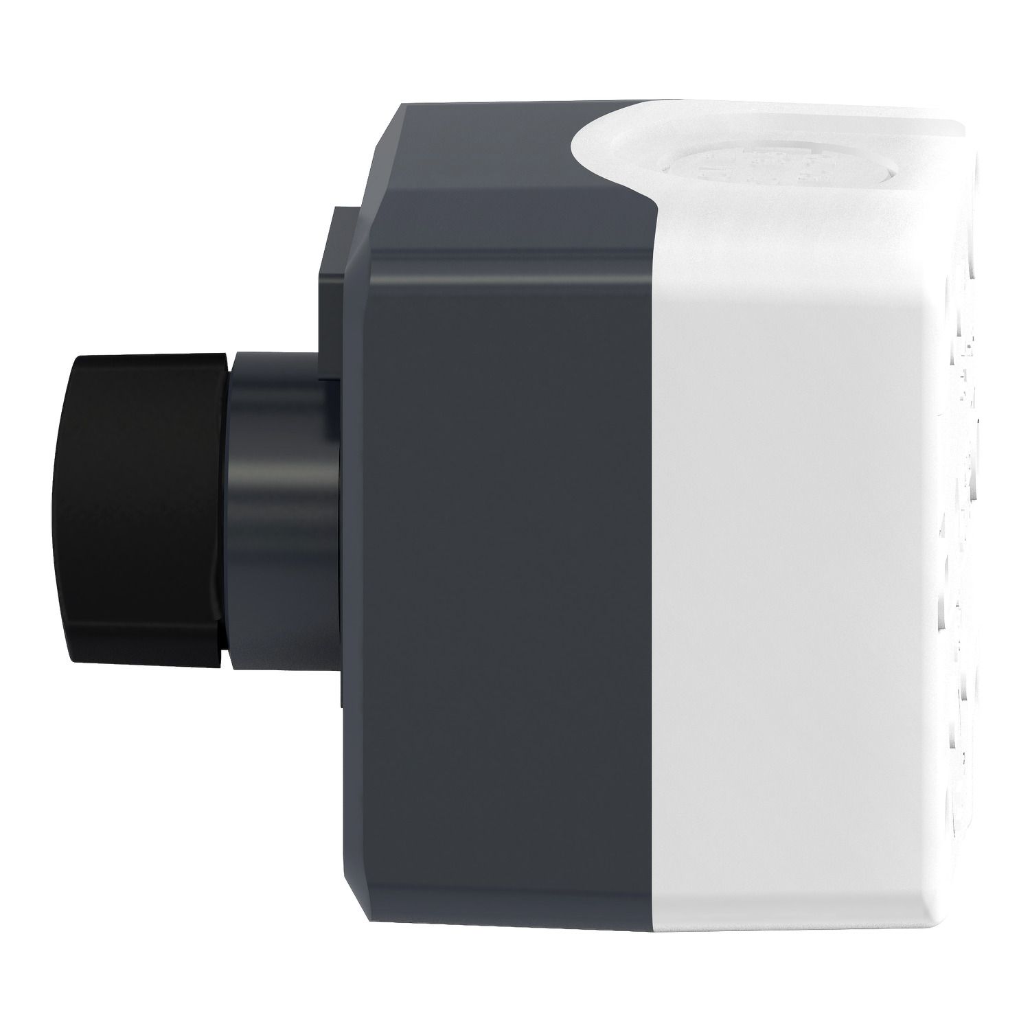 Picture of Control station, Harmony XALD XALK, plastic, dark grey lid, 1 selector switch, standard handle 22mm, 1NO