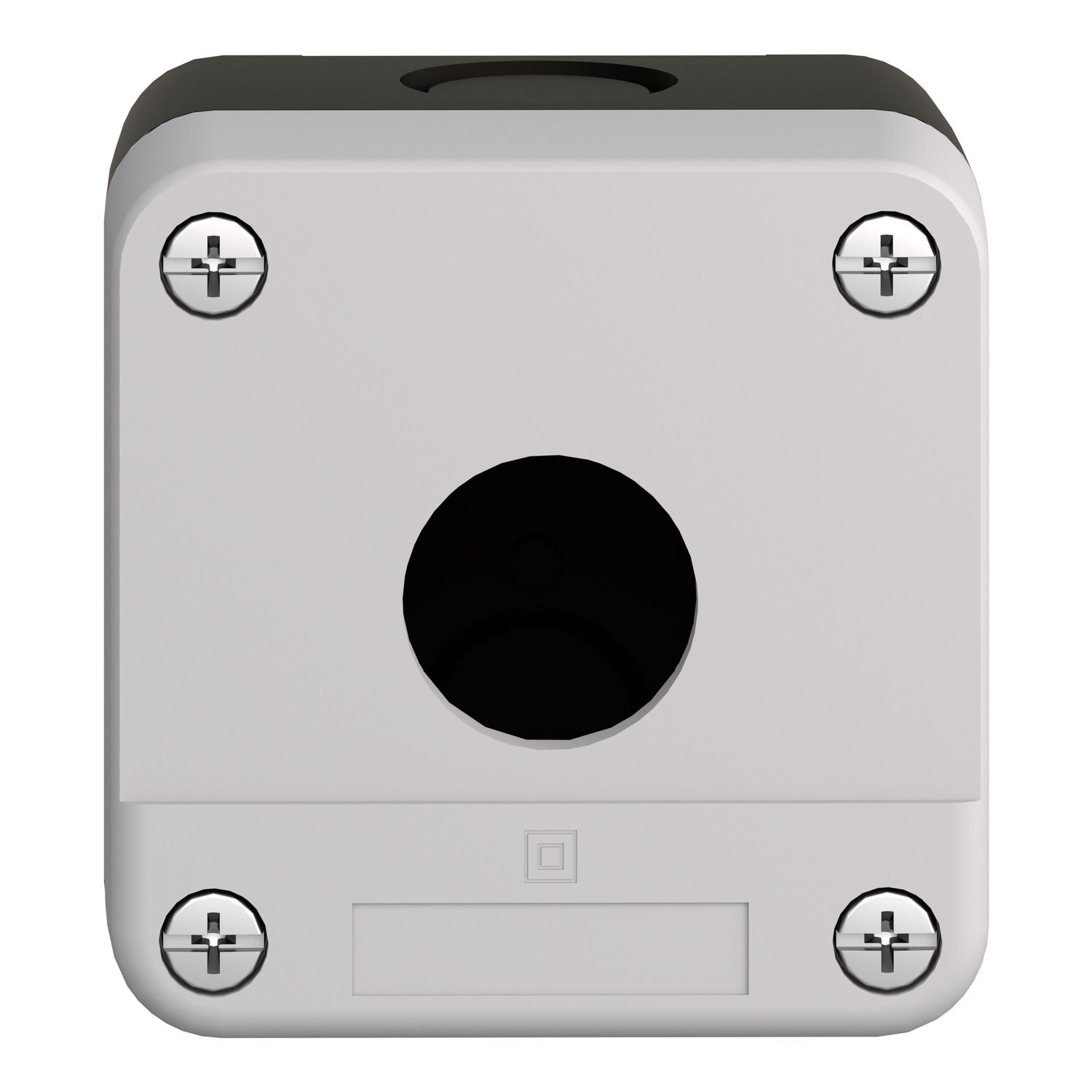 Picture of Empty enclosure, Easy Harmony XALB, plastic, grey lid, 1 cut out, 22mm, IP65