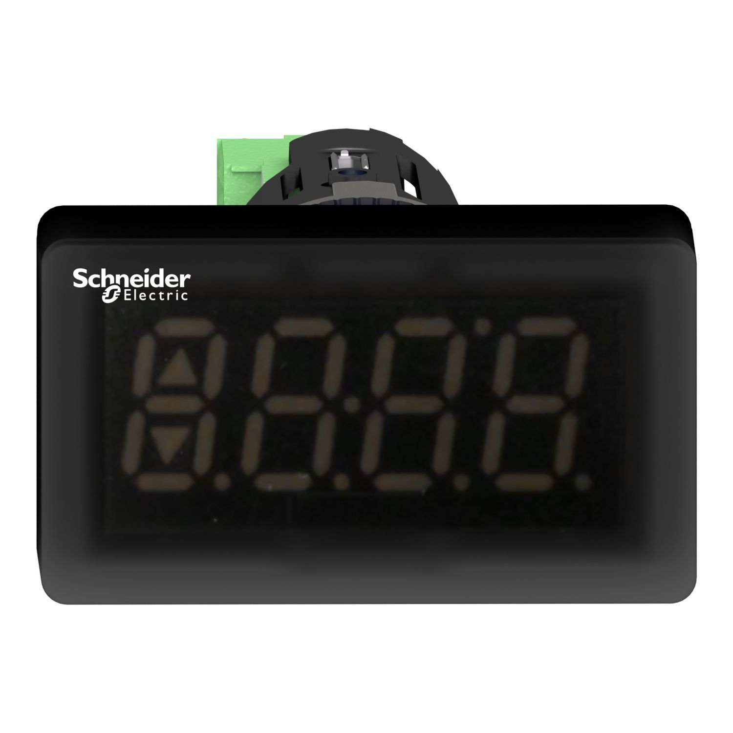 Picture of Display module, Harmony XB5, Digital panel meter, plastic, black, 22mm, 4 digit green LED display, 4...20mA input