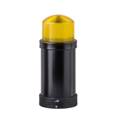 Picture of Indicator bank, Harmony XVB, illuminated unit, plastic, yellow, 70mm, integral flash discharge tube, 5joule, 24V AC/DC