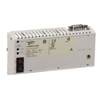 Picture of Communication adaptor, Modicon Momentum automation platform, Fipio, 1Mbit/s transmission rate, tap off cable