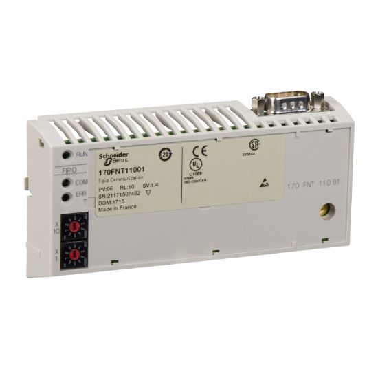 Picture of Communication adaptor, Modicon Momentum automation platform, Fipio, 1Mbit/s transmission rate, tap off cable