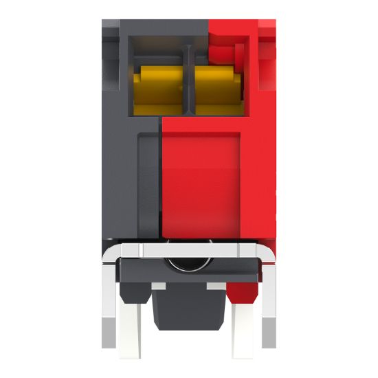 Picture of Single contact block, Harmony XB4, Hamony XB5, silver alloy, compact push in terminals, 1 NC